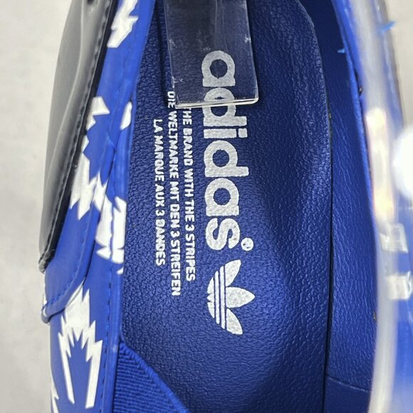 Adidas Torsion Heel Ankle Booties Iconic Blue White ZX 8000 Pattern Size 7 - NWT - Picture 7 of 8